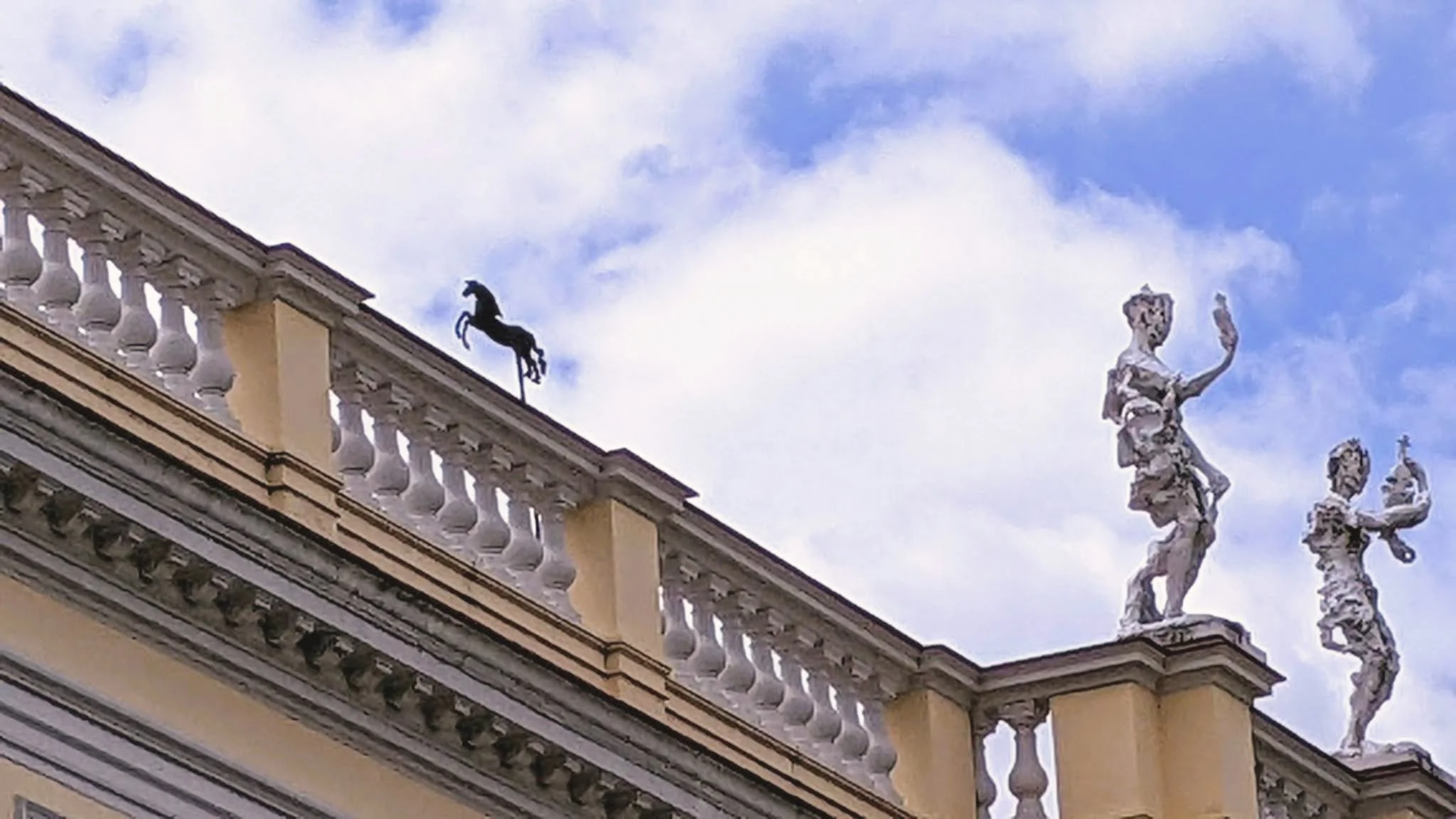 Pferd auf dem Schloss Charlottenburg