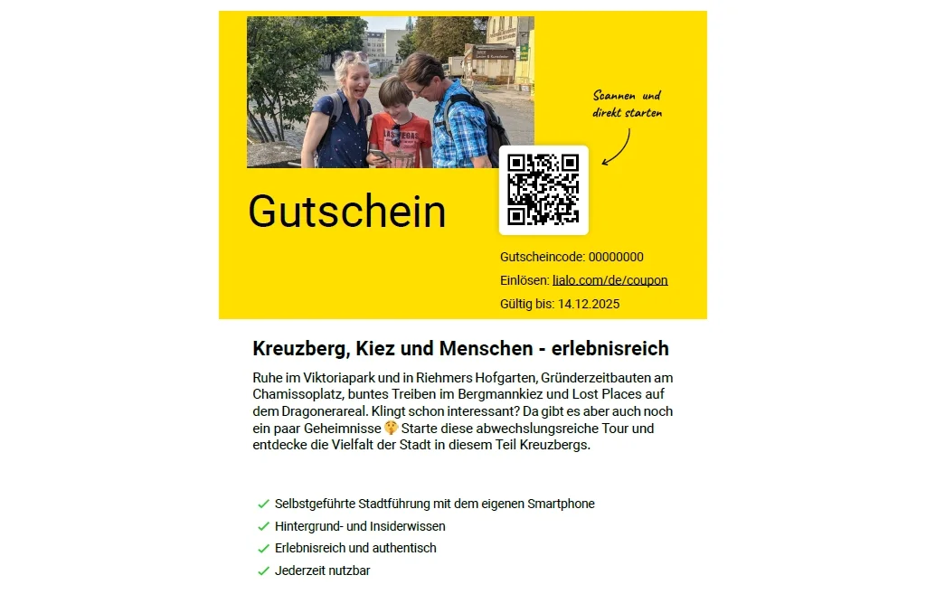 Gutschein Beispiel