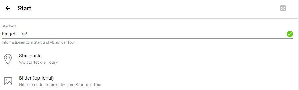 Schnitzeljagd Tour selber erstellen