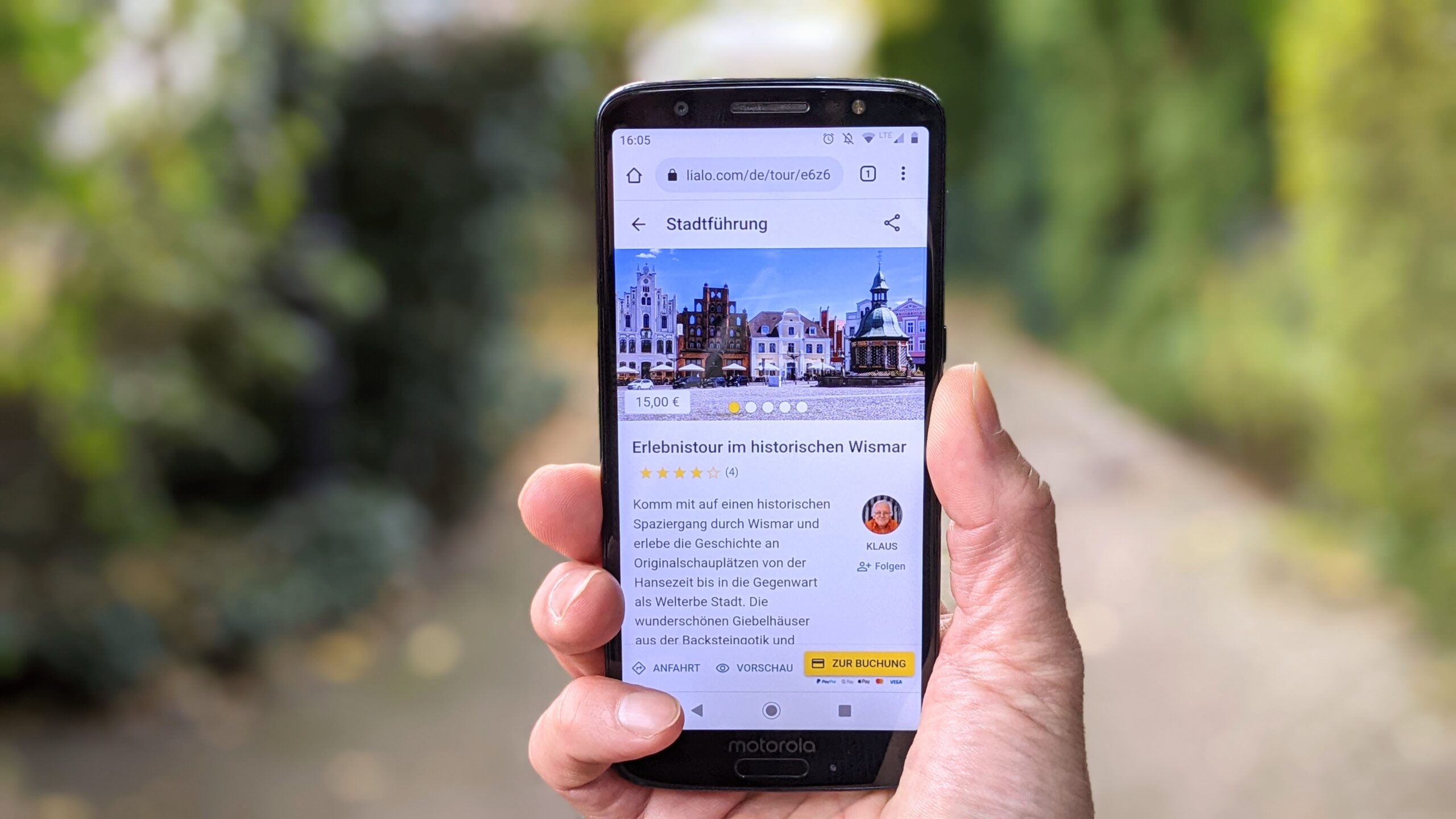 Stadtführung Wismar mit dem Smartphone