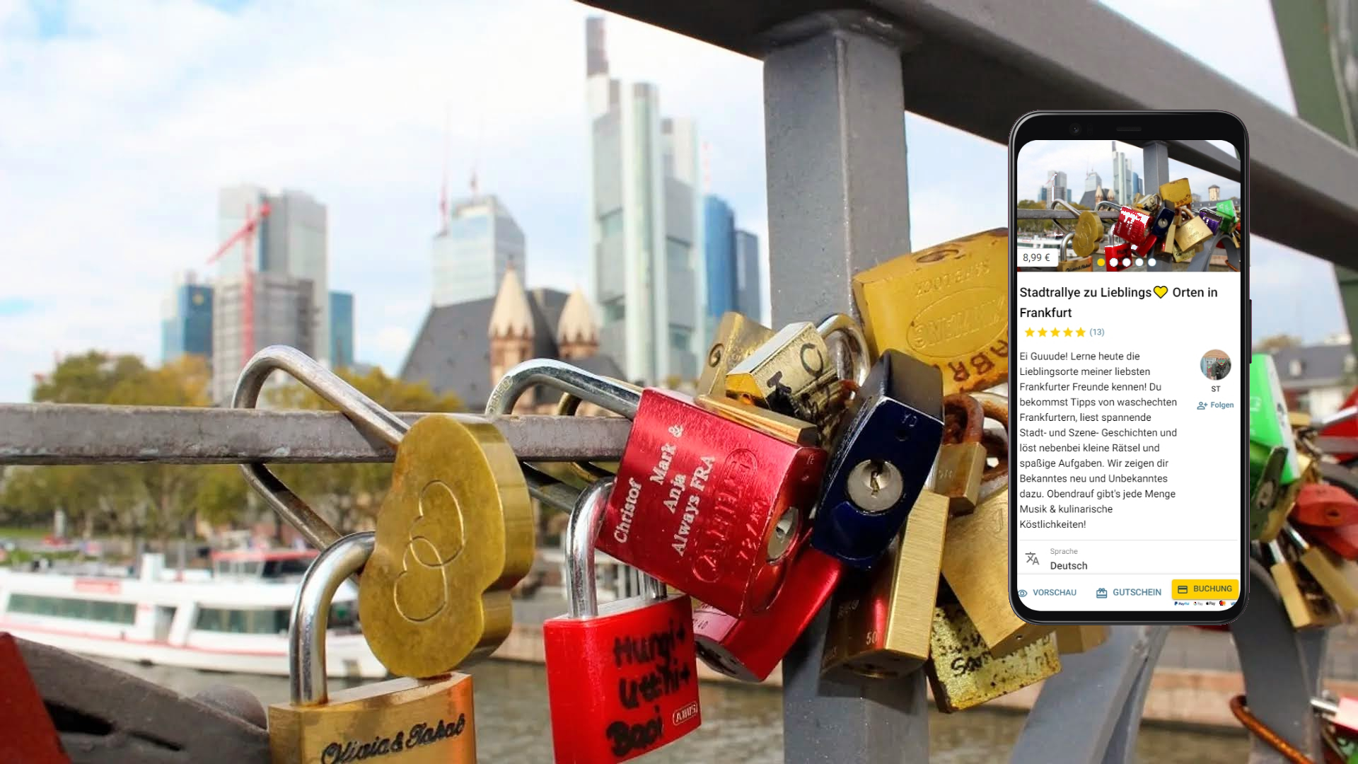 Frankfurt Stadtführung mit dem Smartphone