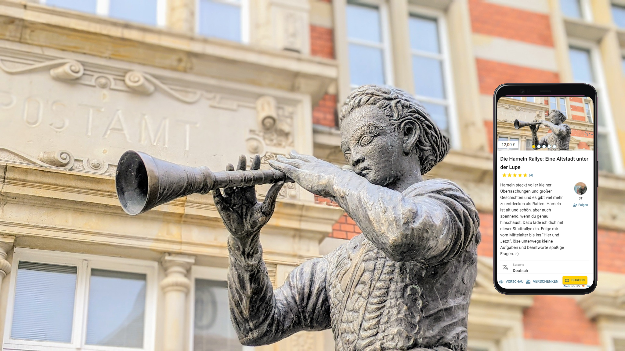Hameln Stadtführung mit dem Smartphone