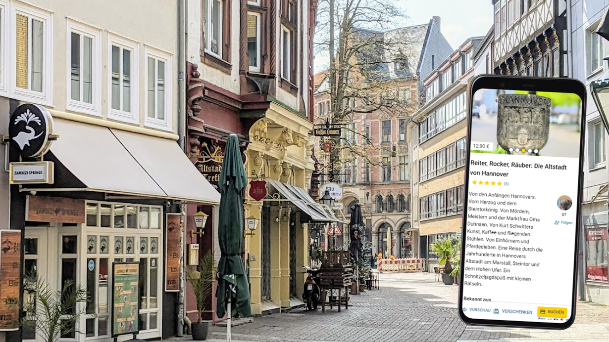 Hannover Stadtführung mit dem Smartphone
