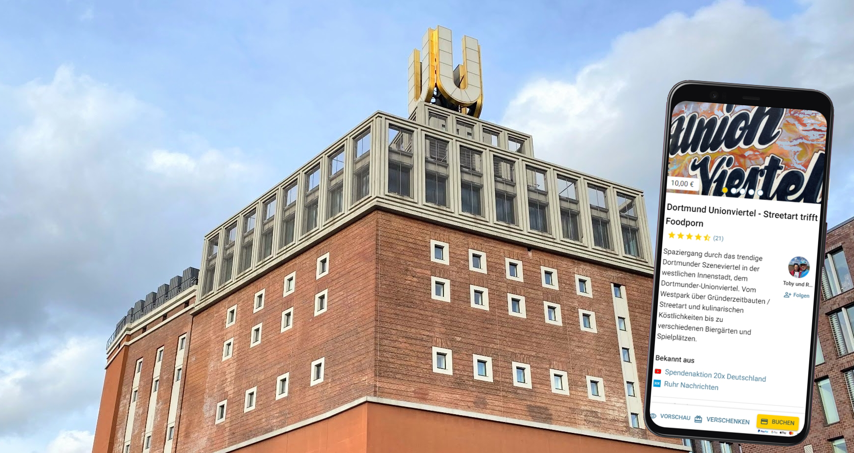 Dortmund Stadtführung mit dem Smartphone