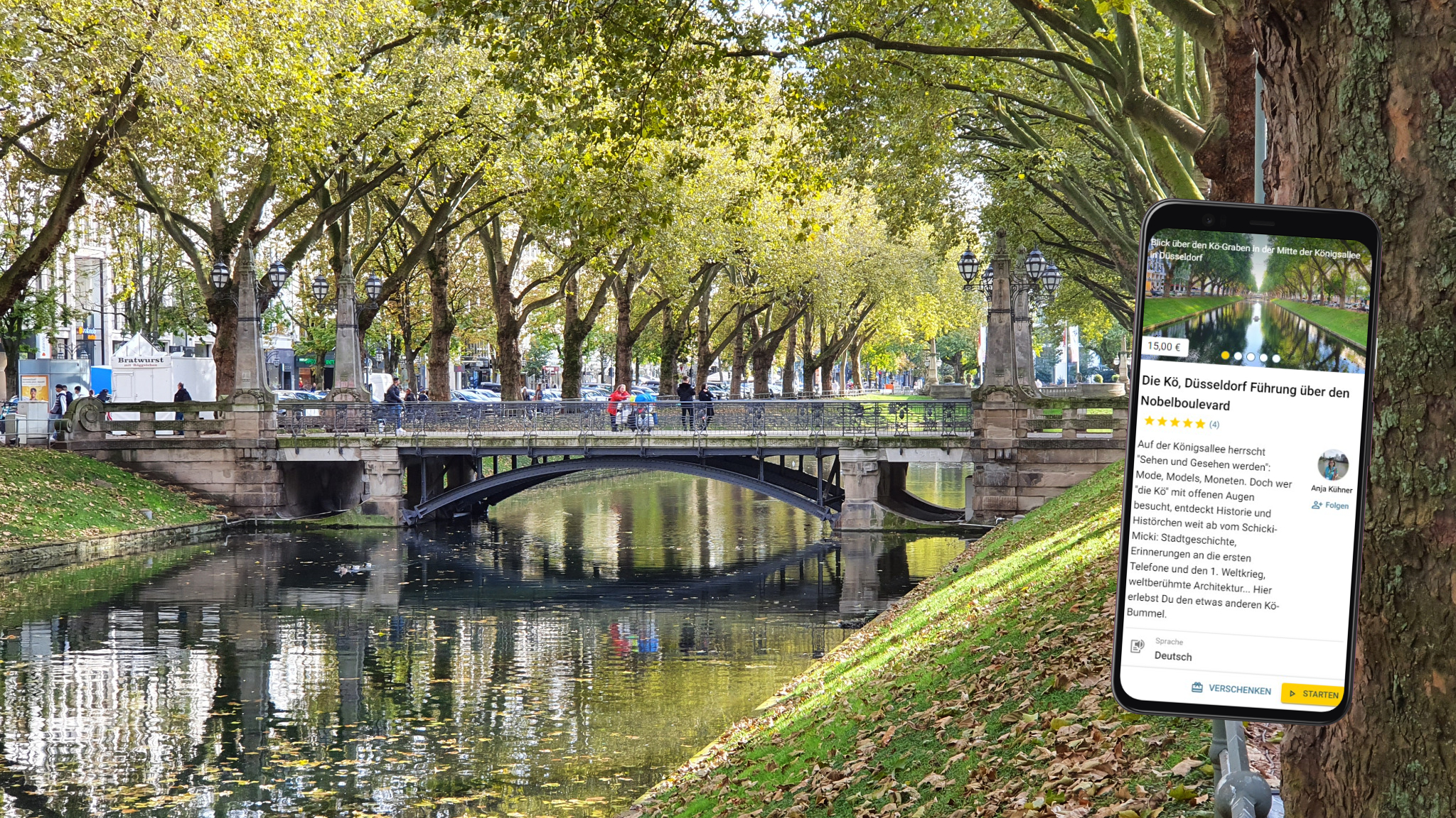 stadtführung mit dem smartphone durch düsseldorf