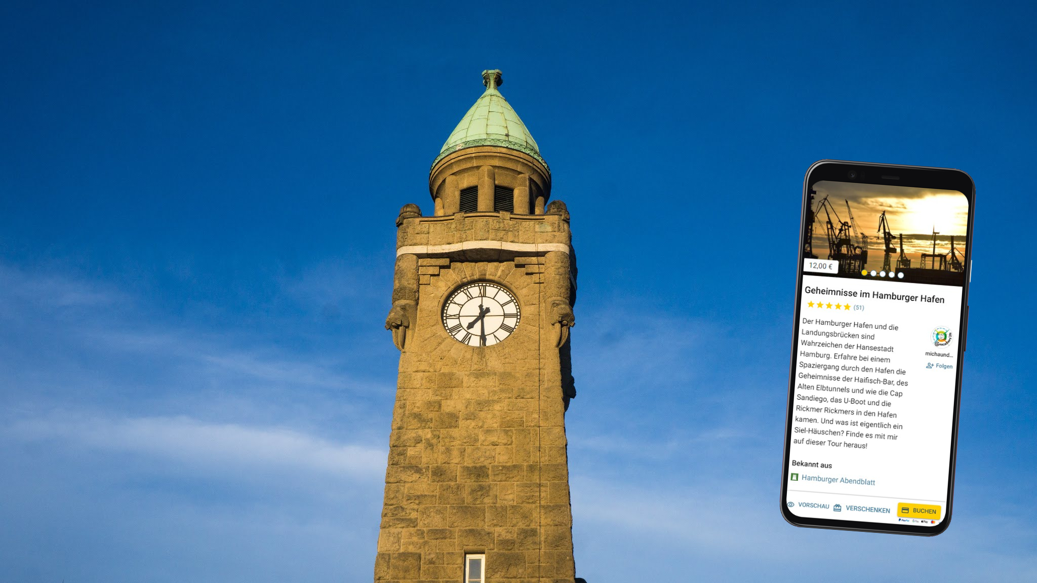 stadtführung mit dem smartphone durch hamburg