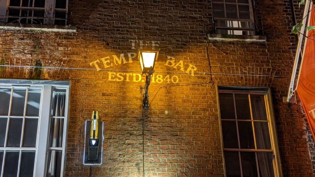 Temple Bar Estd. 1840