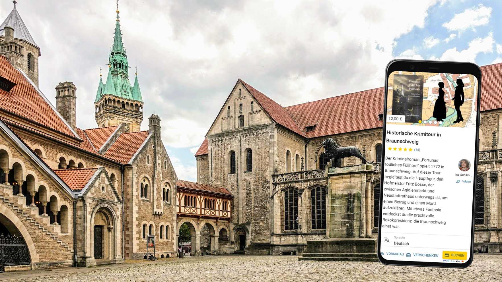 selbstgeführte stadtführung mit dem smartphone durch braunschweig