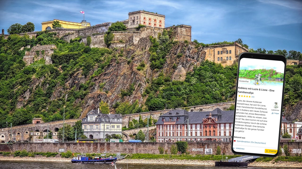 selbstgeführte stadtführung mit dem smartphone durch koblenz