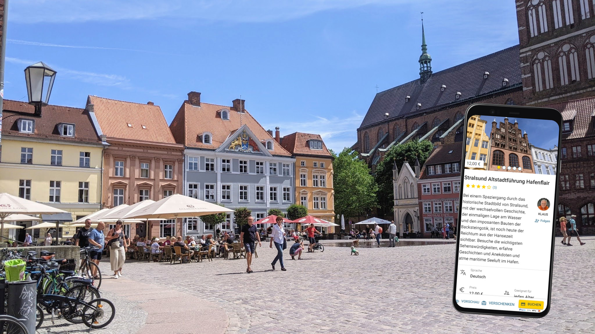 selbstgeführte stadtführung mit dem smartphone durch stralsund