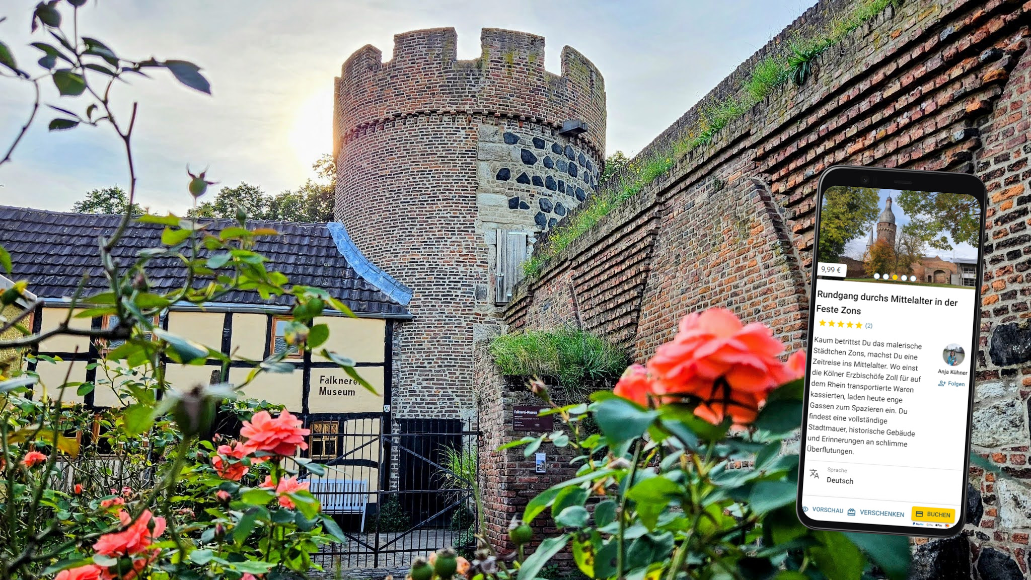 selbstgeführte stadtführung mit dem smartphone durch zons