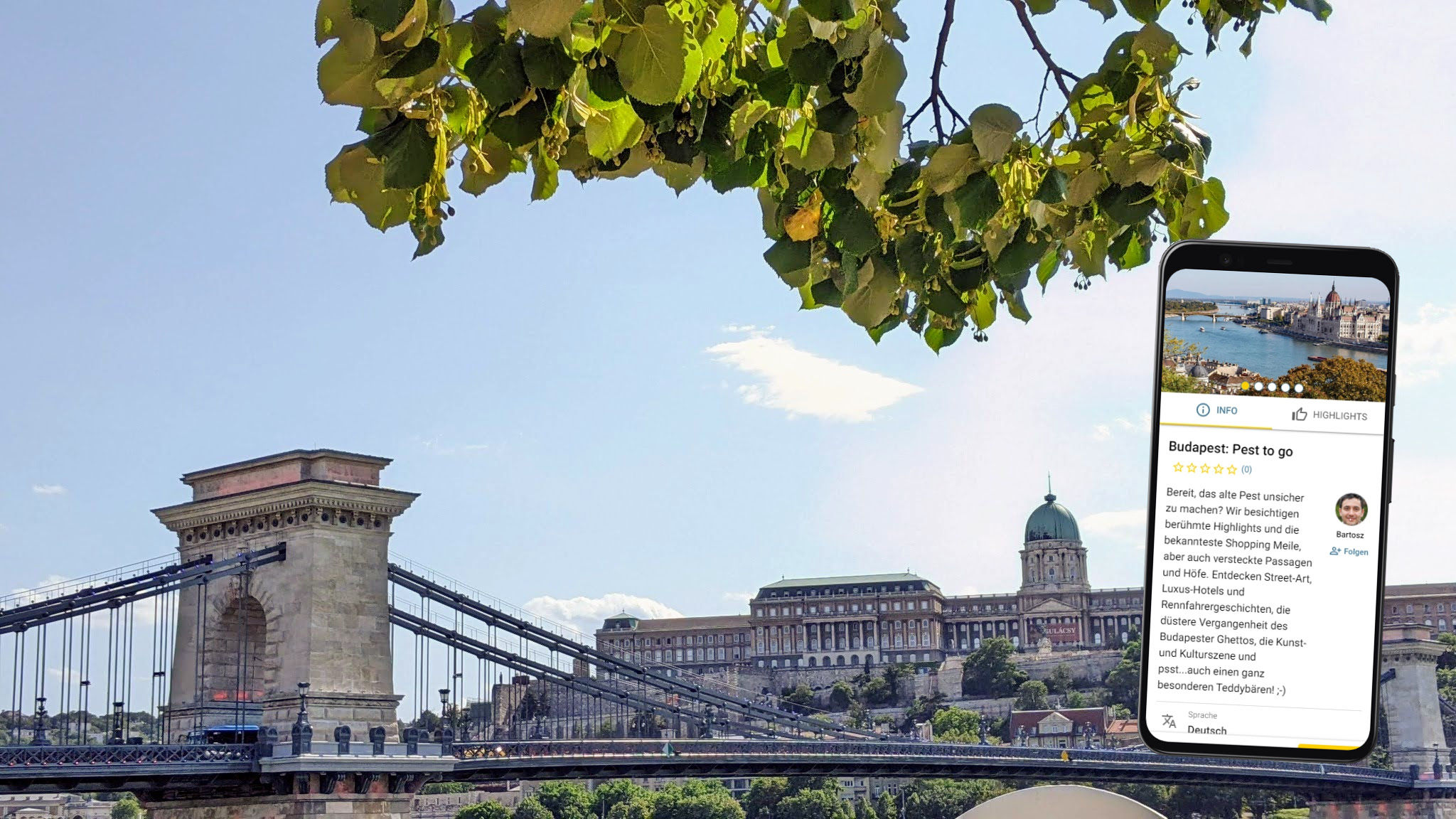 selbstgeführte stadtführung mit dem smartphone durch budapest
