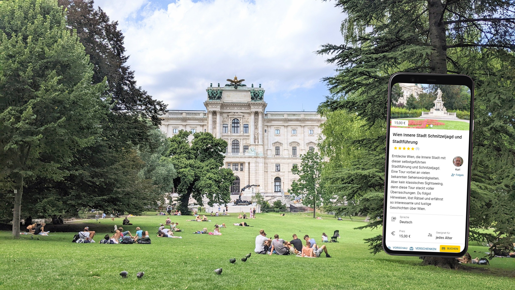Wien Schnitzeljagd mit dem Smartphone