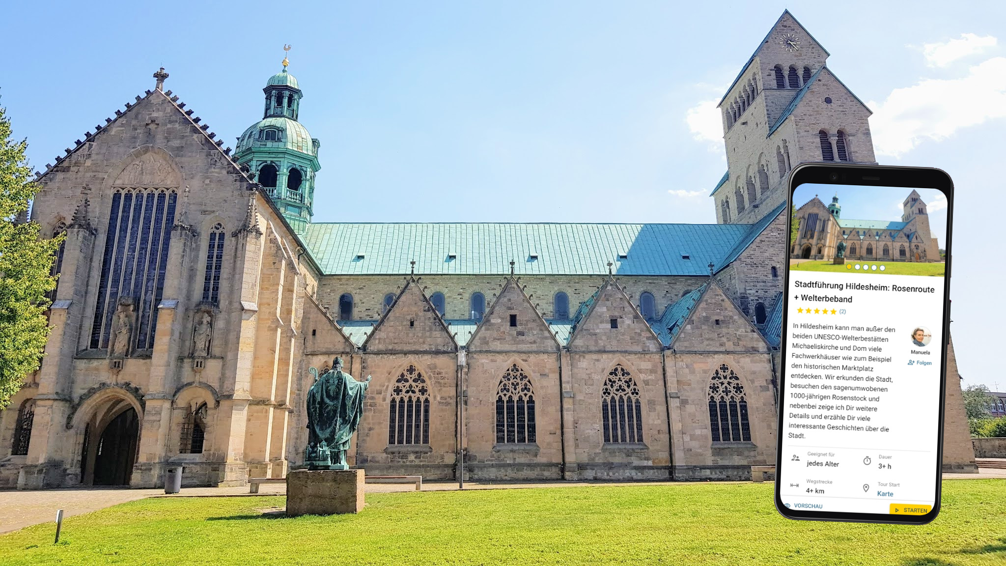 hildesheim stadtführung mit dem eigenen smartphone