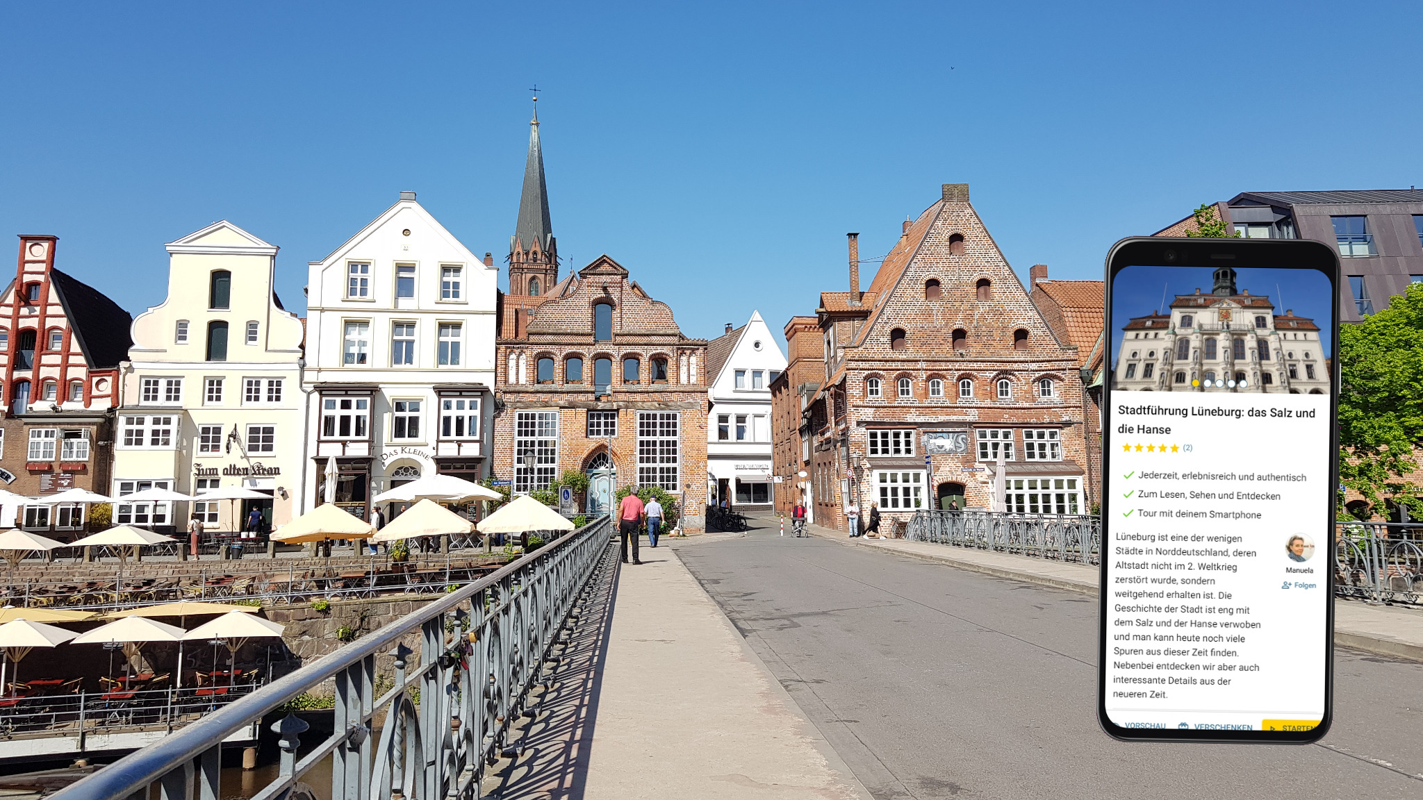 Stadtführung Lüneburg heute mit dem eigenen Smartphone