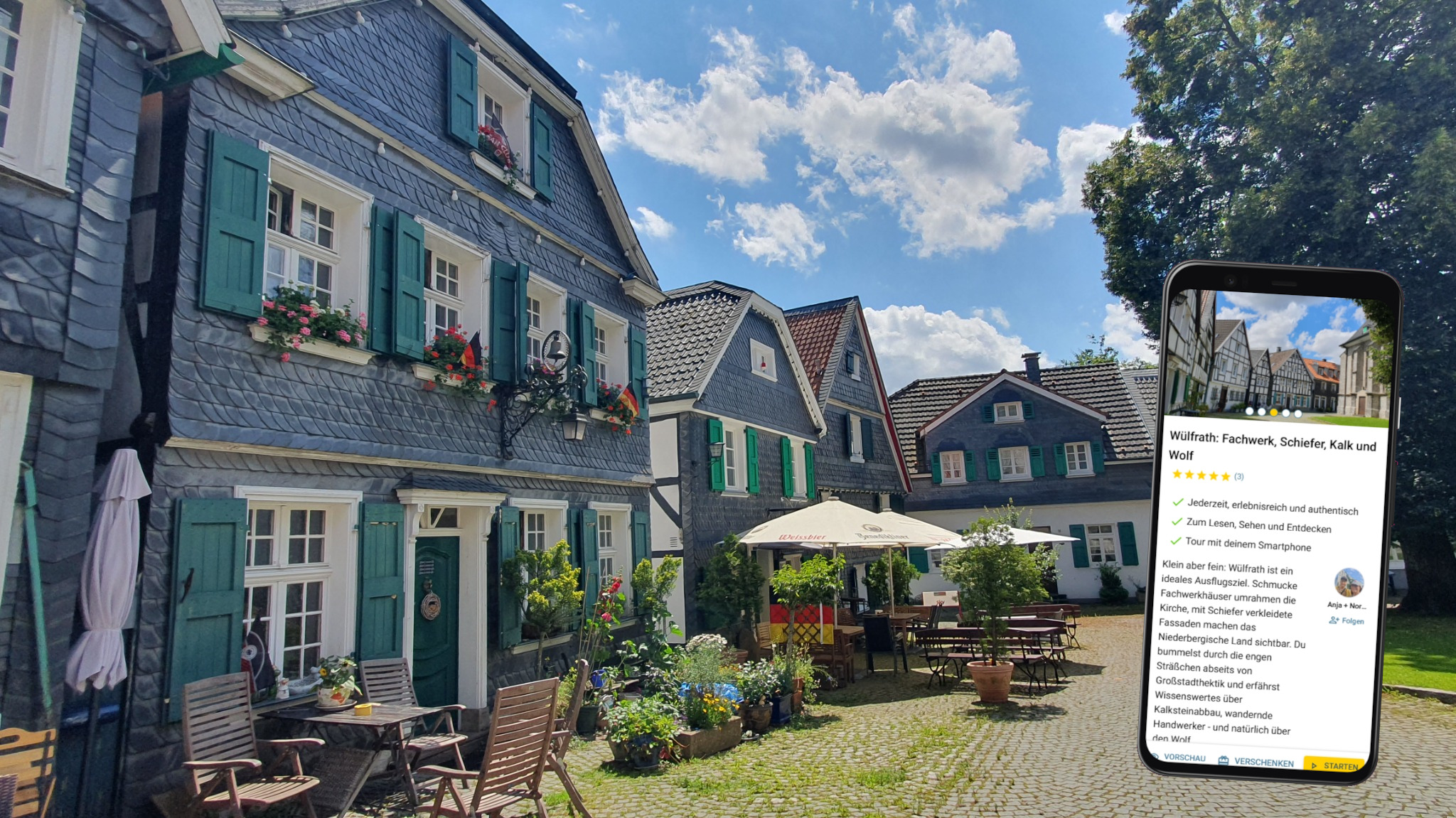 Wülfrath Stadtführung mit dem eigenen Smartphone