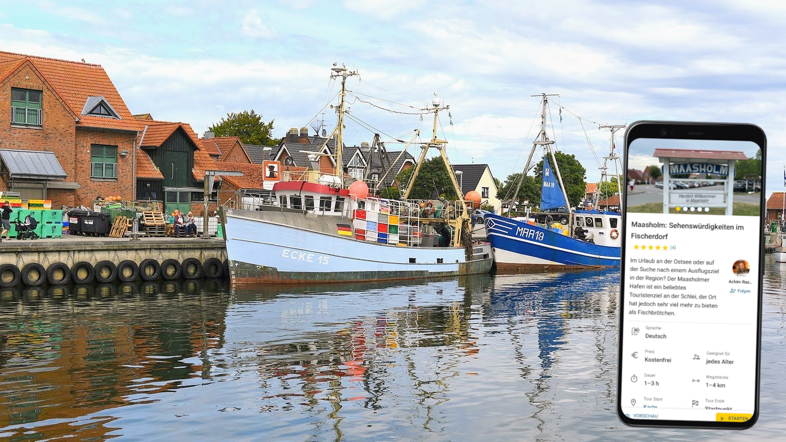 Maasholm Stadtführung Hafenführung Führung kostenfrei individuell und authentisch