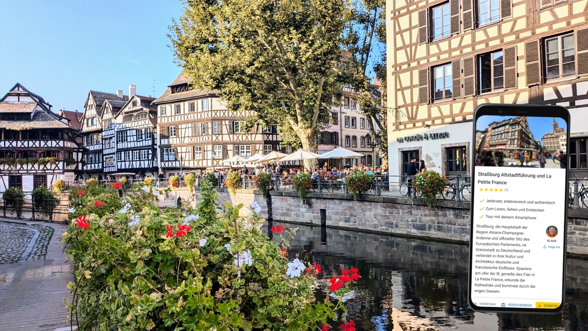 Straßburg Stadtführung mit dem eigenen Smartphone