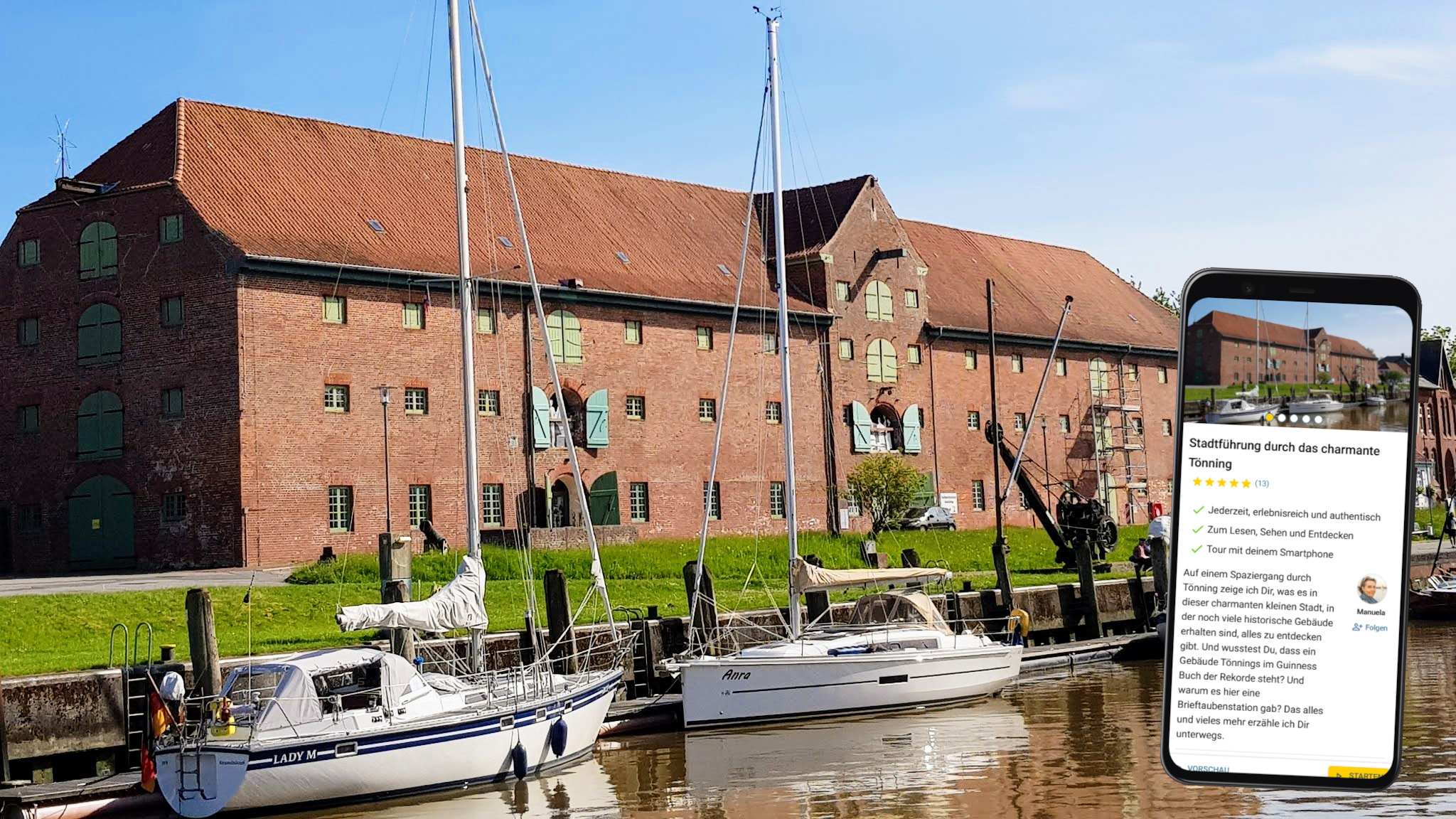 Tönning stadtführung kostenlos mit dem eigenen smartphone