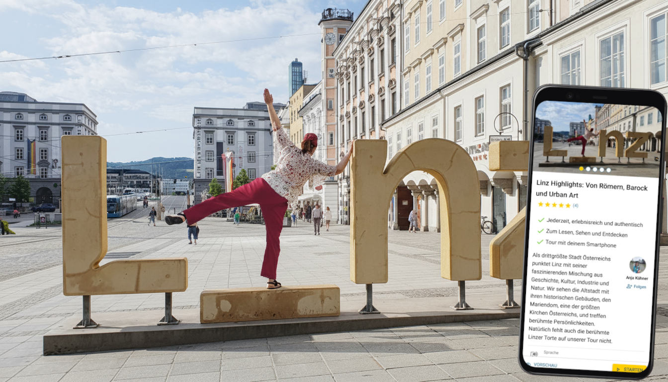 linz individuelle stadtführung auf eigene faust