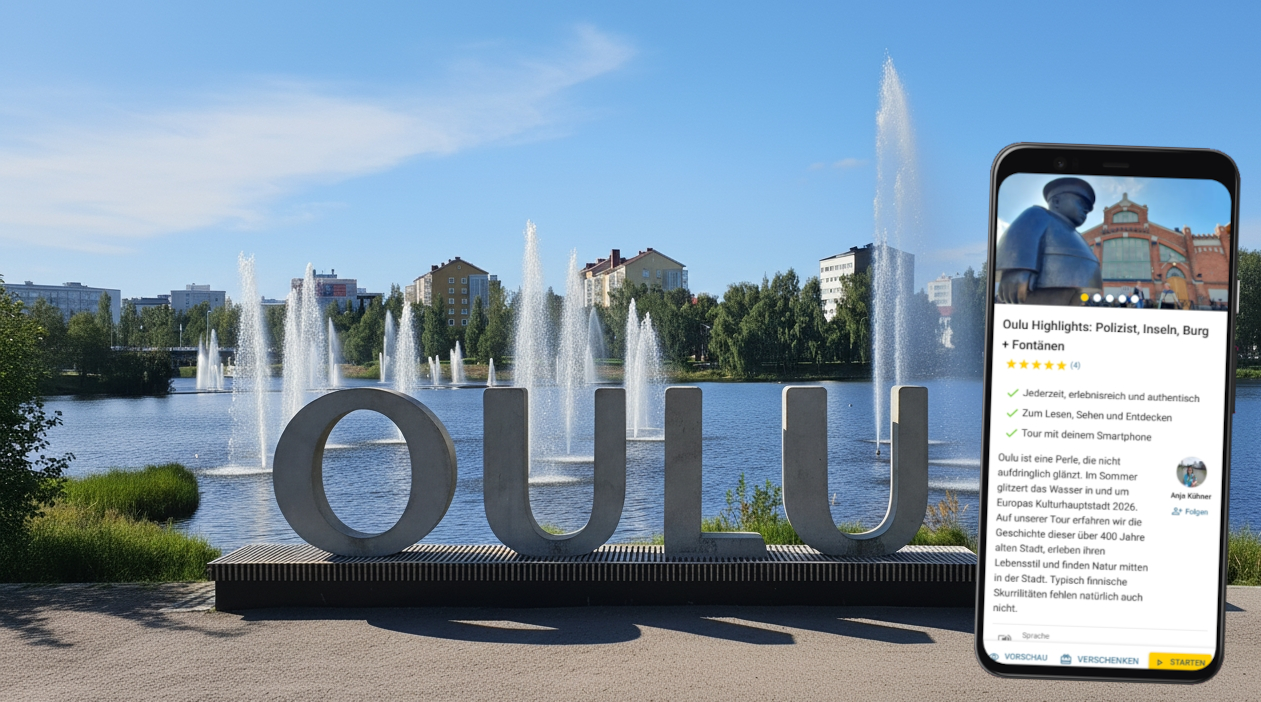 oulu zu fuß entdecken individuelle stadtführung