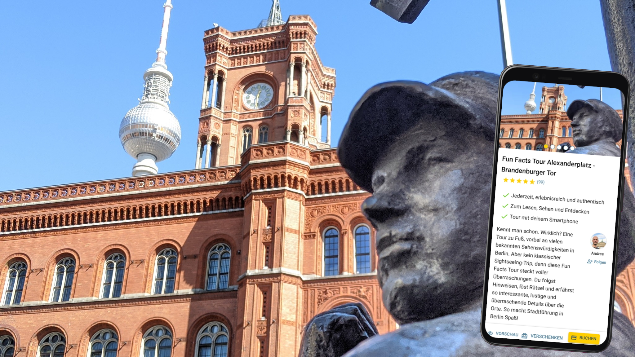 Berlin Stadtführung Stadtrallye Smartphone Schüler Schulklasse Klassenfahrt