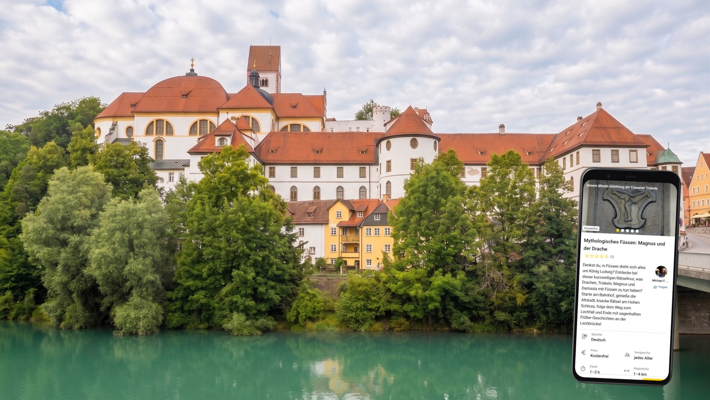 Füssen individuelle Stadtführung auf eigene Faust