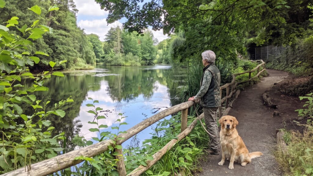 Wilmersdorf und Grundwald Hauptwanderweg 18 Parks und Seen mit Hund