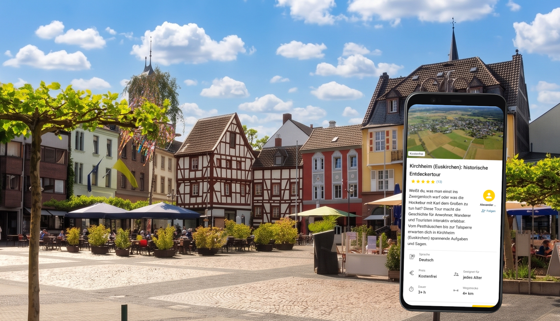 euskirchen stadtführung auf eigene faust mit dem smartphone